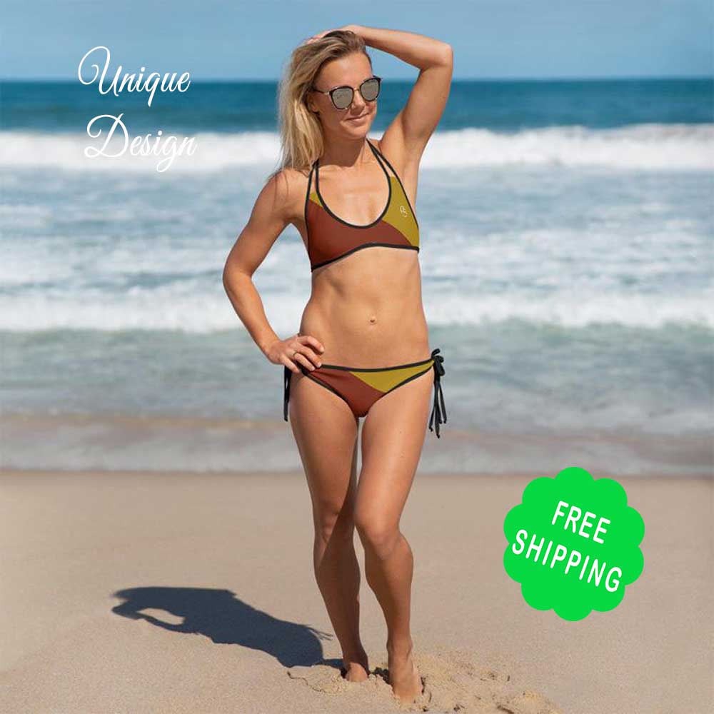 Unique Multi color Bikini set